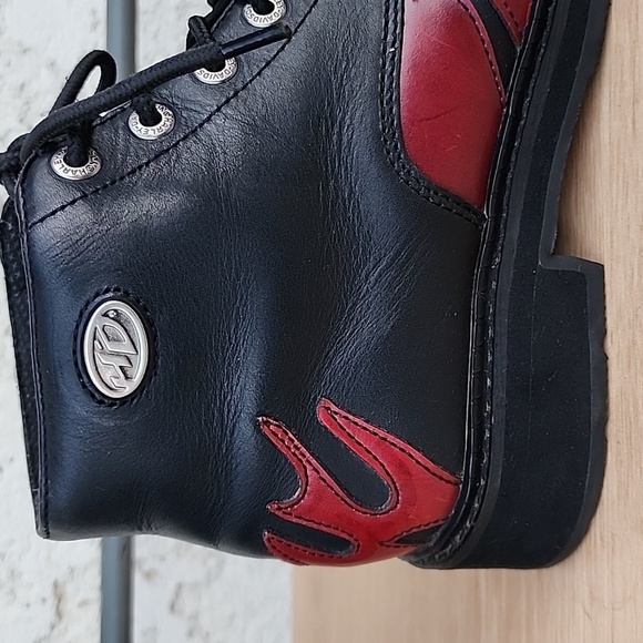 Harley-Davidson Flame Leather Boots | Size 9 | Ride or Die Style 81474 - Picture 5 of 15
